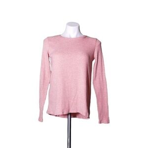 American Eagle Ribbed Pullover Sweater Soft Sexy Plush Womens Peach Size Small